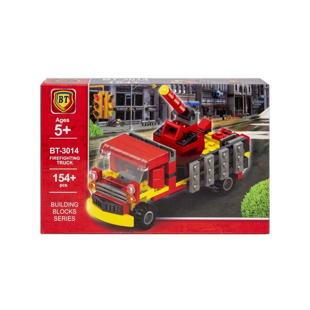 بسته لگو 154 تکه bt کامیون آتش نشانی 3014 firefighting truck