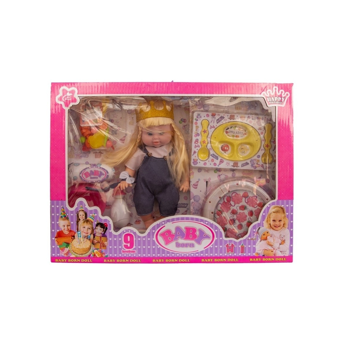 عروسک جیشی با لوازم و کیک تولد622