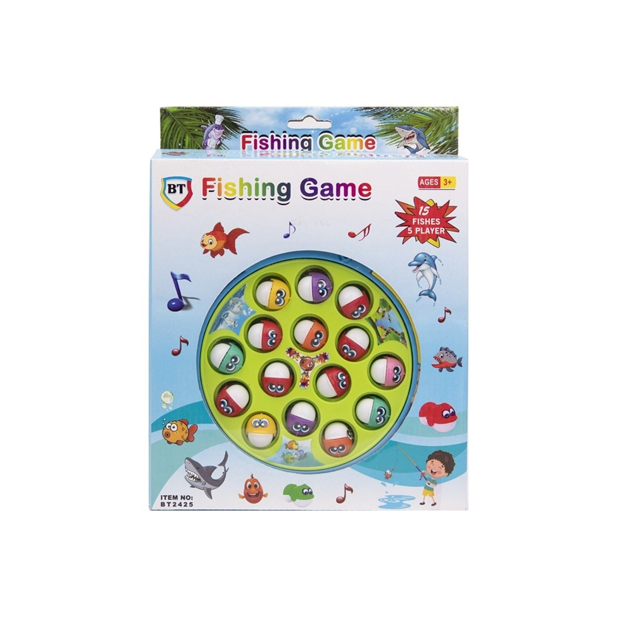 بازی گروهی ماهیگیری باطری خور 15  ماهی 00198 fishing game
