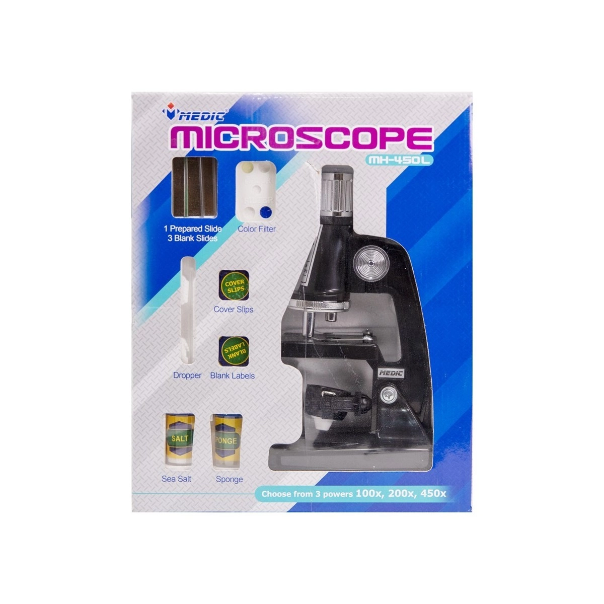 میکروسکوپ دانش آموزی 450 medic microscope mh-450L