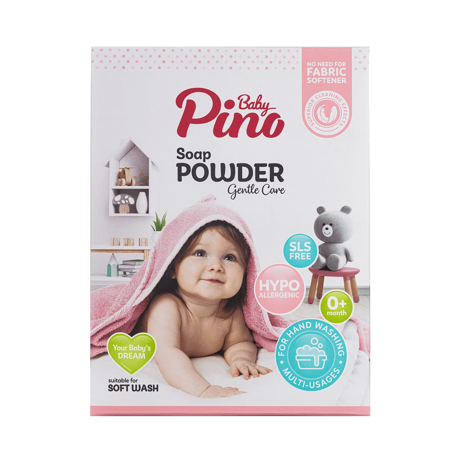پودر صابون دستی نوزاد پینو 400 گرم
